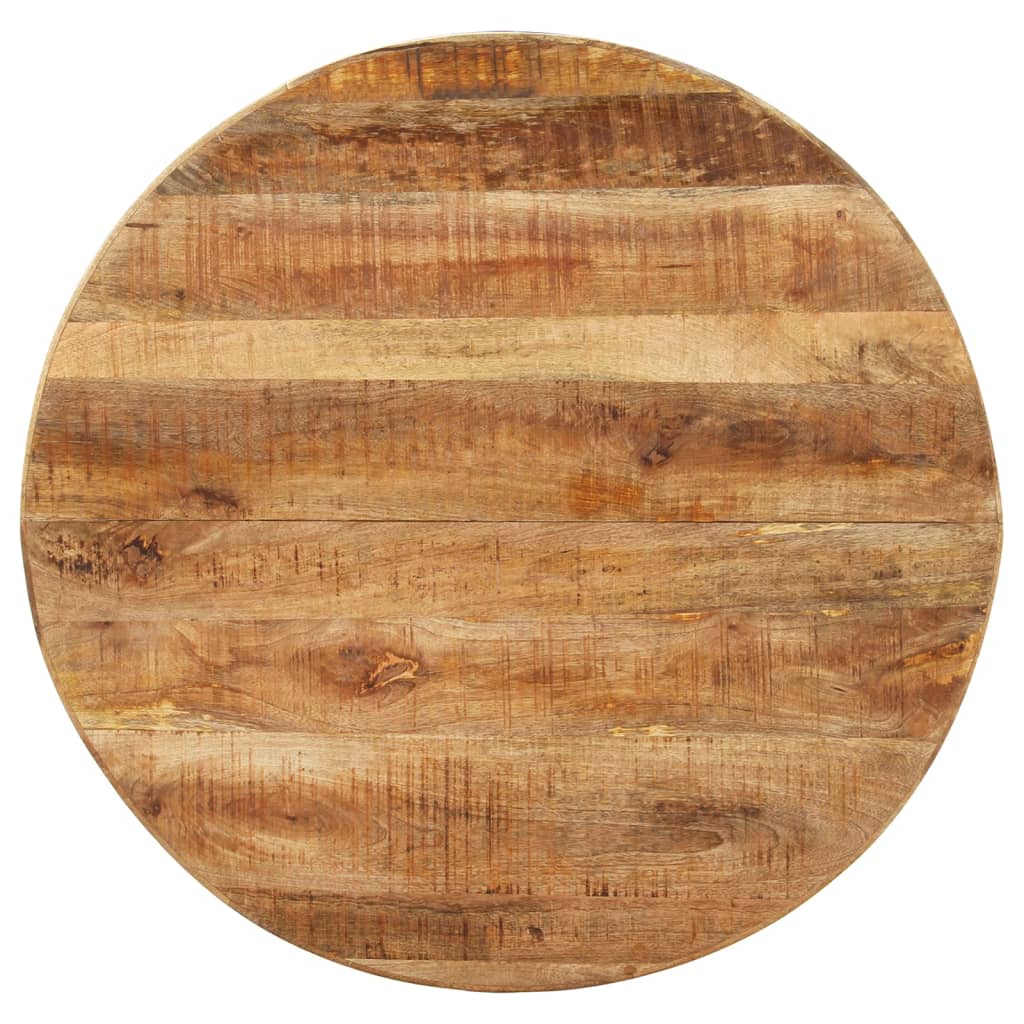 Eettafel rond 100x100x75 cm ruw mangohout is nu te koop bij PeponiXL, paradijselijk wonen!