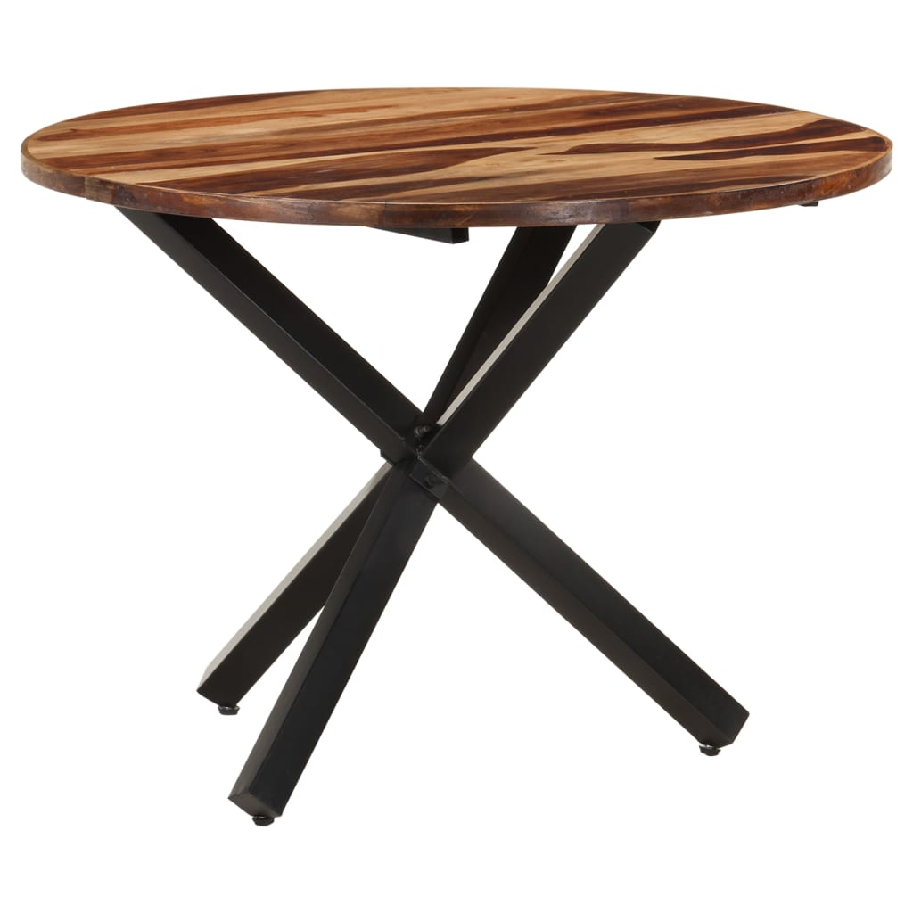 Eettafel 100x100x75 cm acaciahout met honingkleurige afwerking is nu te koop bij PeponiXL, paradijselijk wonen!