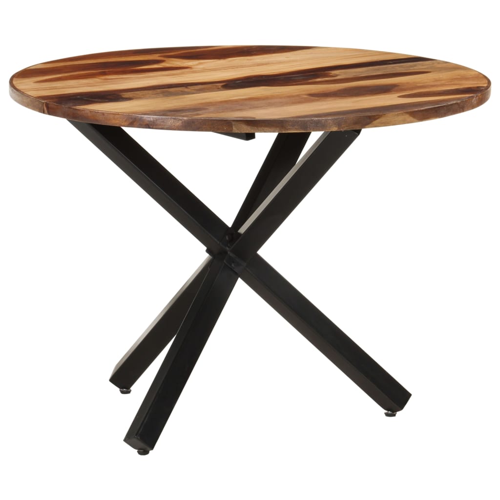 Eettafel 100x100x75 cm acaciahout met honingkleurige afwerking is nu te koop bij PeponiXL, paradijselijk wonen!