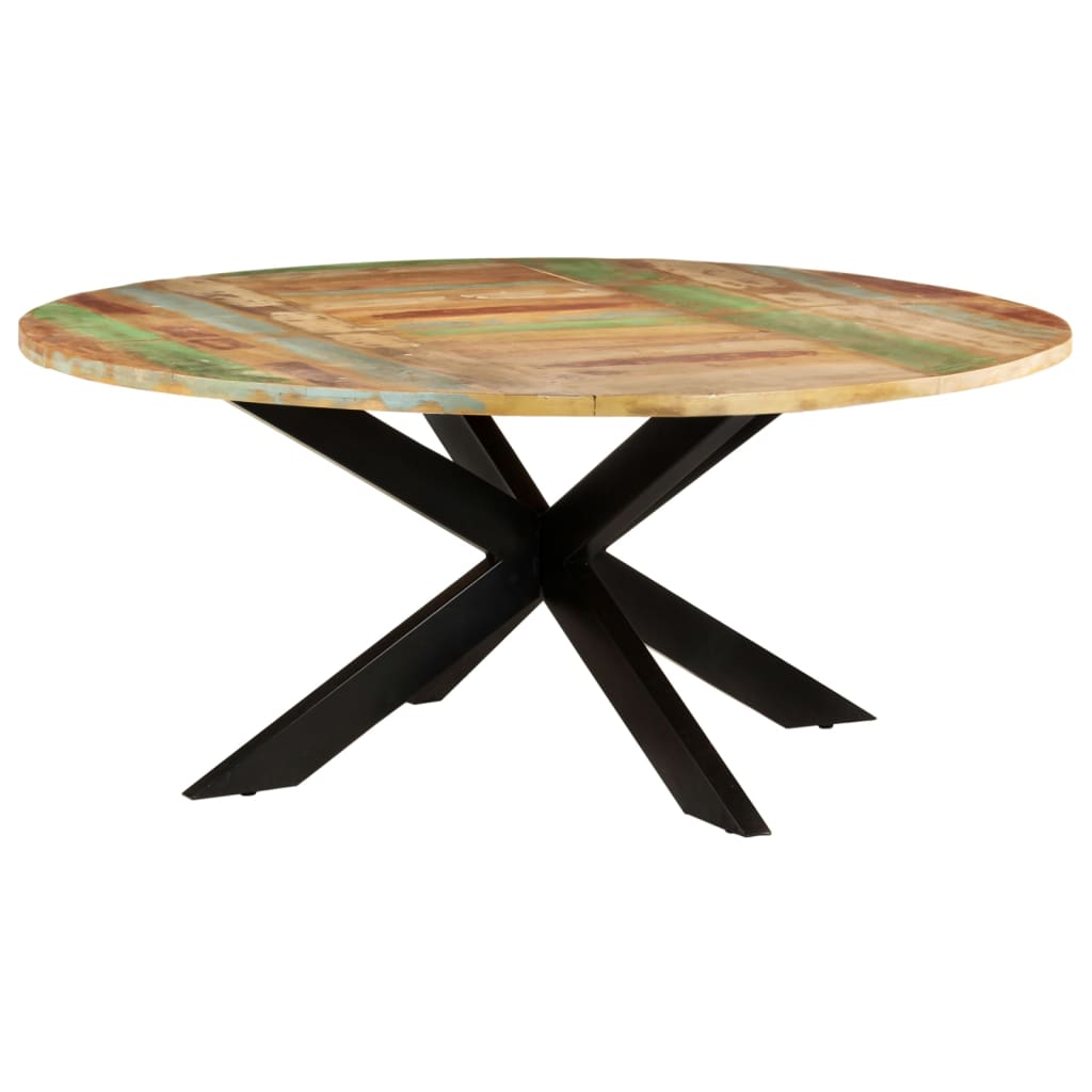 Eettafel rond 175x75 cm massief gerecycled hout is nu te koop bij PeponiXL, paradijselijk wonen!