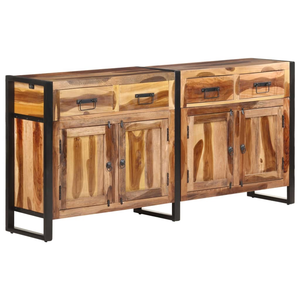 Dressoir 172x35x80 cm acaciahout met honingkleurige afwerking is nu te koop bij PeponiXL, paradijselijk wonen!