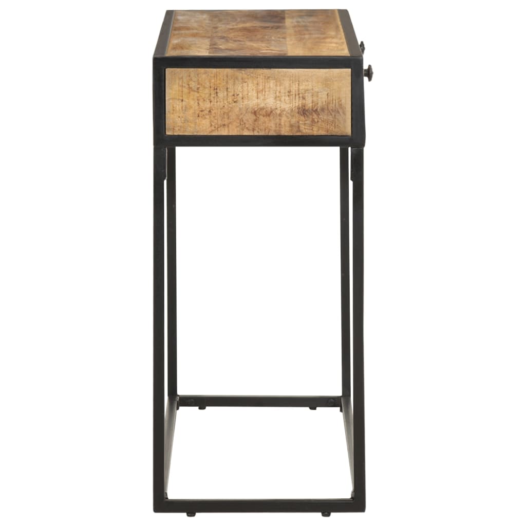 Wandtafel 100x35x75 cm massief mangohout is nu te koop bij PeponiXL, paradijselijk wonen!