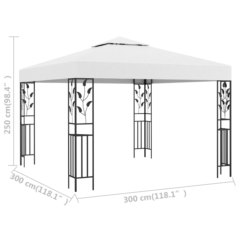 Prieel 180 g/m² 3x3 m wit is nu te koop bij PeponiXL, paradijselijk wonen!