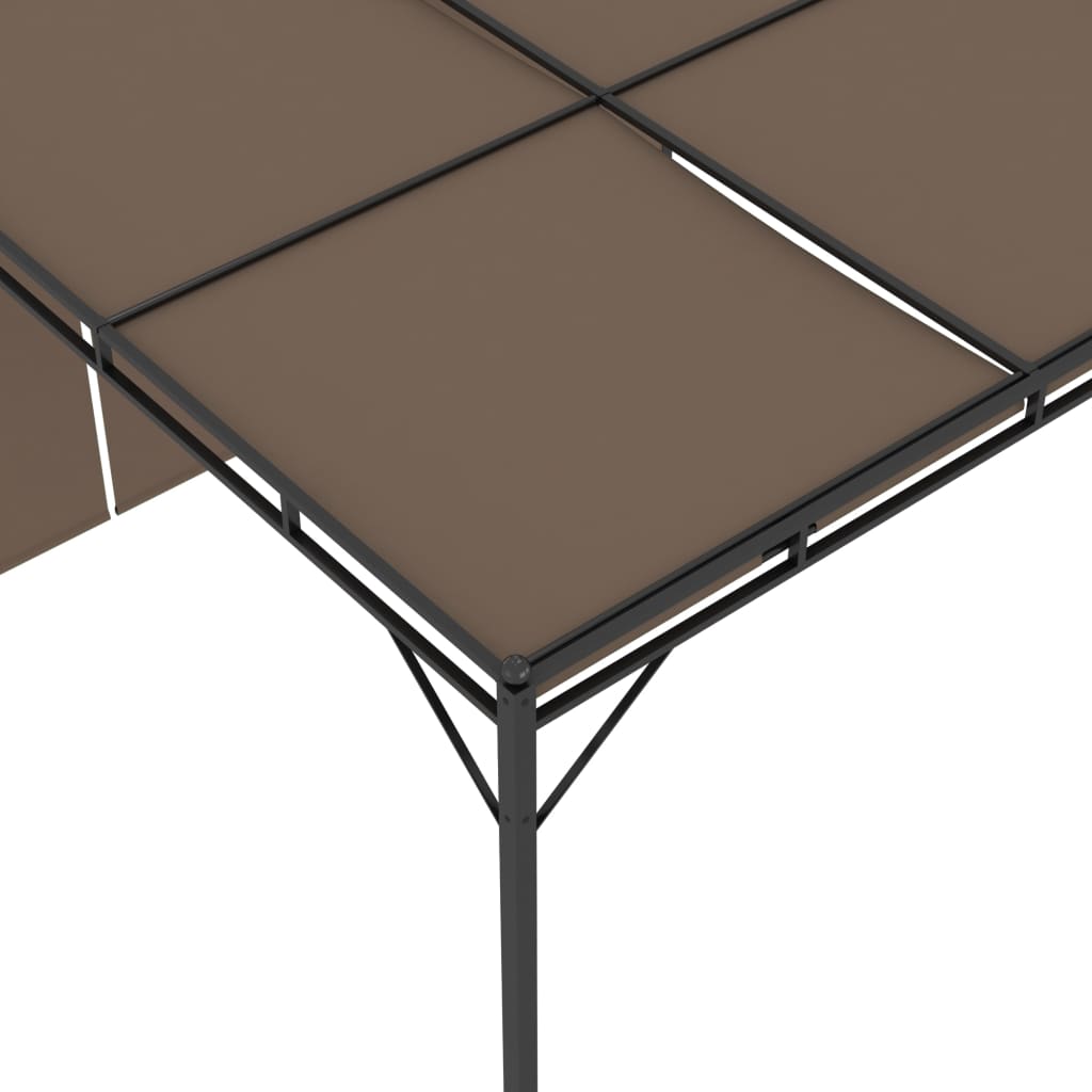 Tuinprieel met zijgordijn 3x3x2,25 m taupe is nu te koop bij PeponiXL, paradijselijk wonen!