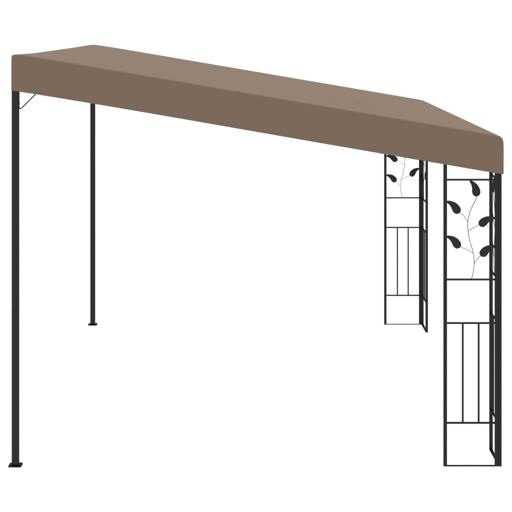 Wandprieel 4x3x2,5 m taupe is nu te koop bij PeponiXL, paradijselijk wonen!