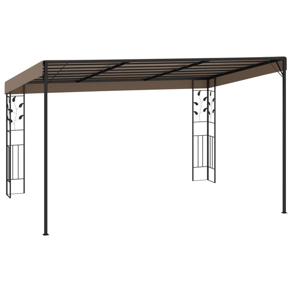 Wandprieel 4x3x2,5 m taupe is nu te koop bij PeponiXL, paradijselijk wonen!