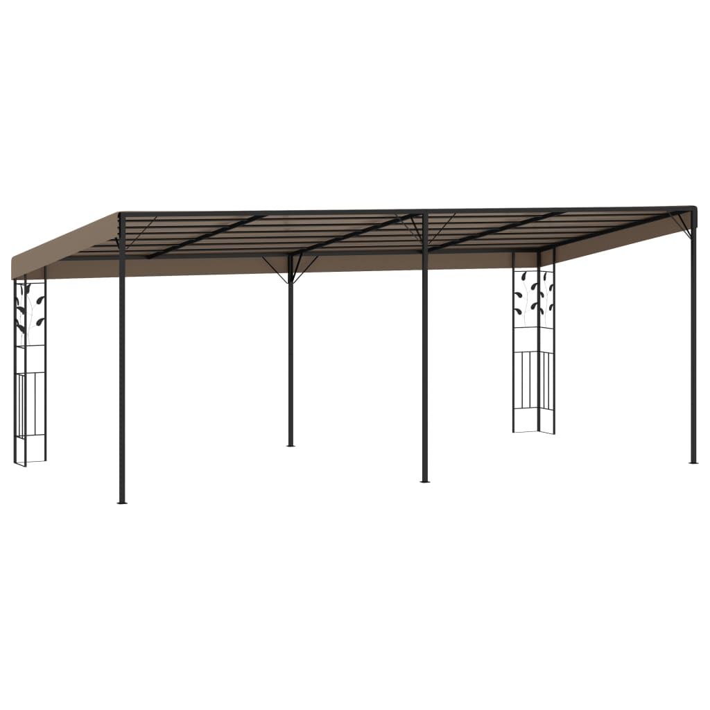 Wandprieel 6x3x2,5 m taupe is nu te koop bij PeponiXL, paradijselijk wonen!