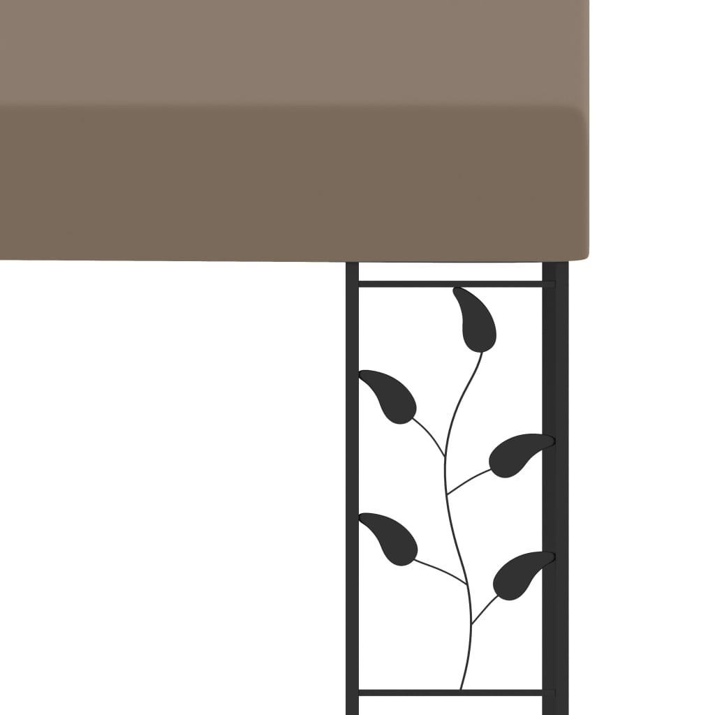 Wandprieel 6x3x2,5 m taupe is nu te koop bij PeponiXL, paradijselijk wonen!