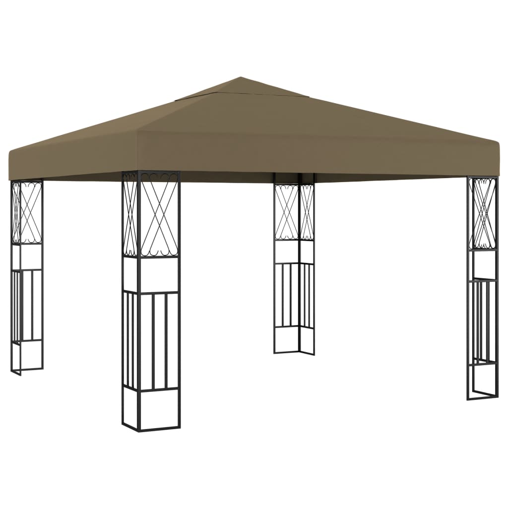 Prieel 3x3 m stof taupe is nu te koop bij PeponiXL, paradijselijk wonen!