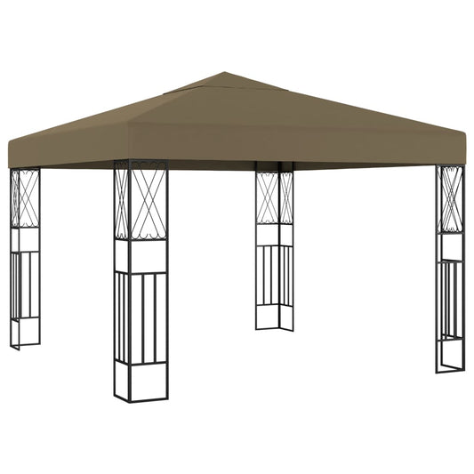 Prieel 3x3 m stof taupe is nu te koop bij PeponiXL, paradijselijk wonen!