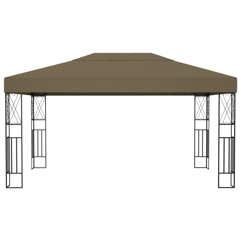 Prieel 3x4 m stof taupe is nu te koop bij PeponiXL, paradijselijk wonen!