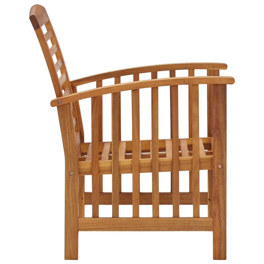 Tuinstoelen 2 st massief acaciahout is nu te koop bij PeponiXL, paradijselijk wonen!
