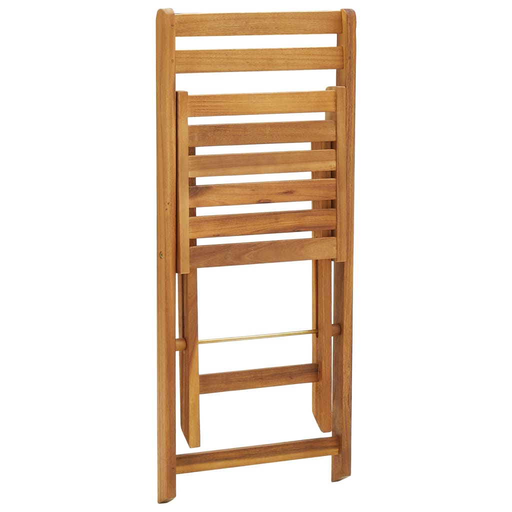 3-delige Bistroset inklapbaar met kussens massief acaciahout is nu te koop bij PeponiXL, paradijselijk wonen!