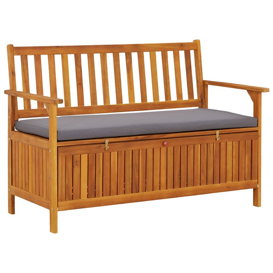 Tuinopbergbank 120 cm massief acaciahout is nu te koop bij PeponiXL, paradijselijk wonen!