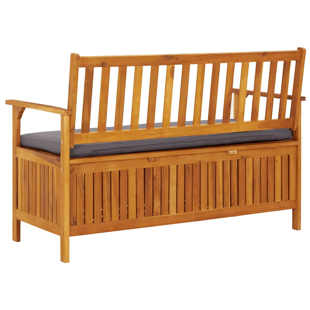 Tuinopbergbank 120 cm massief acaciahout is nu te koop bij PeponiXL, paradijselijk wonen!