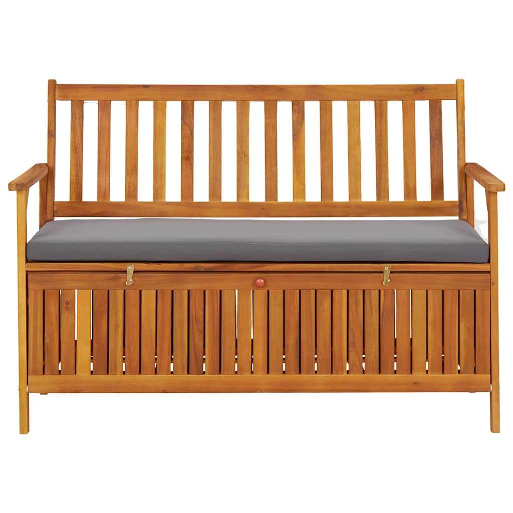 Tuinopbergbank 120 cm massief acaciahout is nu te koop bij PeponiXL, paradijselijk wonen!