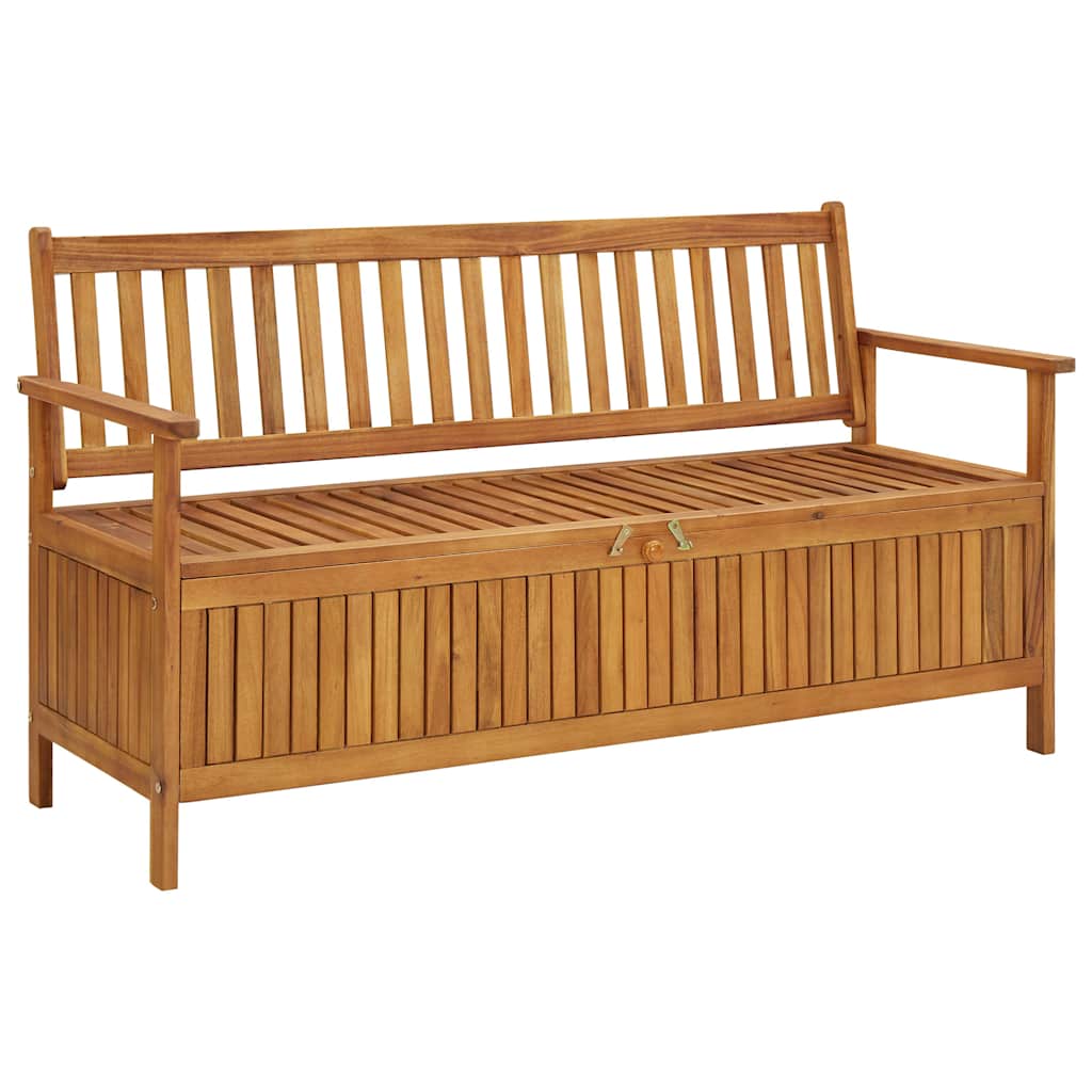 Tuinopbergbank 148 cm massief acaciahout is nu te koop bij PeponiXL, paradijselijk wonen!
