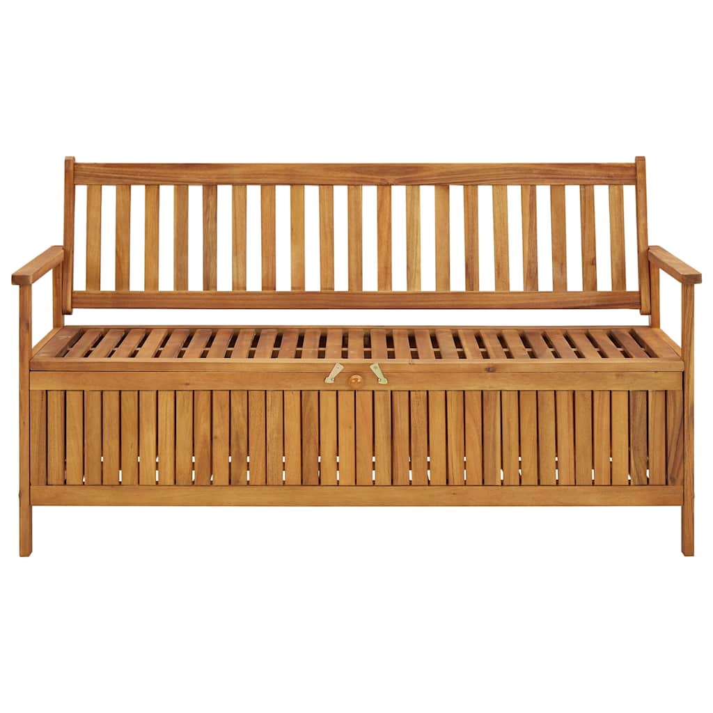 Tuinopbergbank 148 cm massief acaciahout is nu te koop bij PeponiXL, paradijselijk wonen!