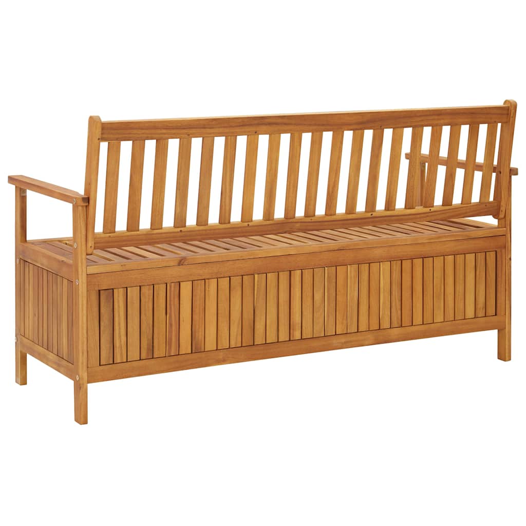 Tuinopbergbank 148 cm massief acaciahout is nu te koop bij PeponiXL, paradijselijk wonen!
