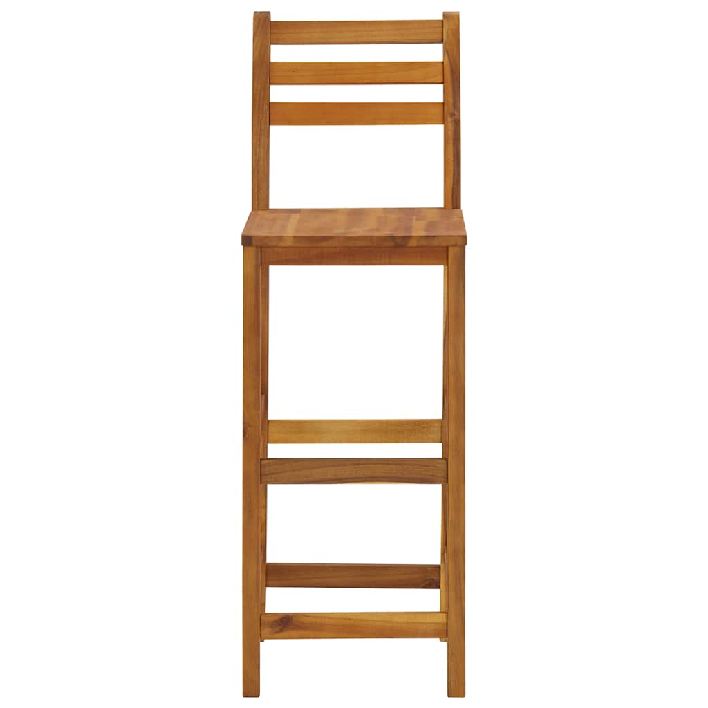 Barkrukken 4 st massief acaciahout is nu te koop bij PeponiXL, paradijselijk wonen!
