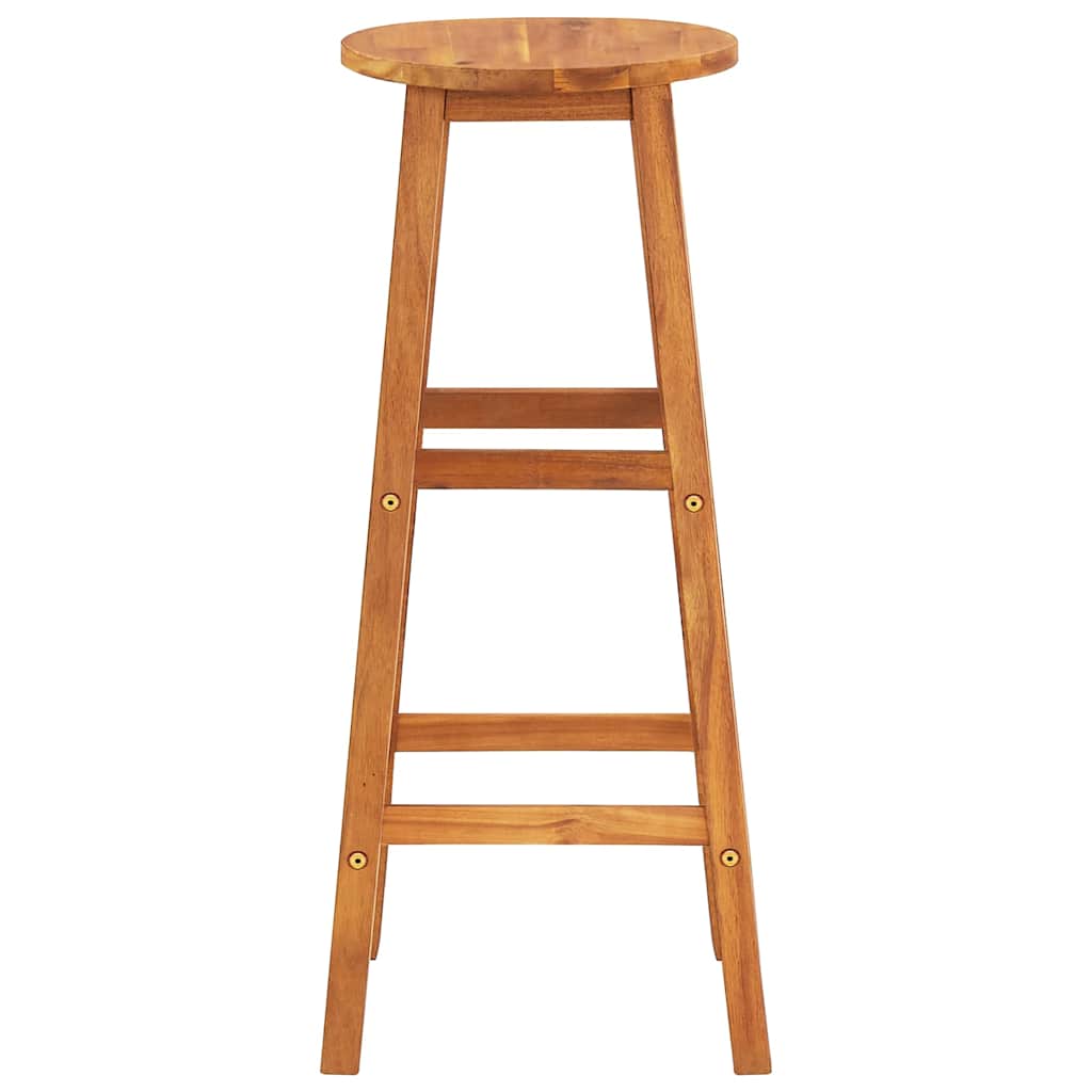 Barkrukken 6 st massief acaciahout is nu te koop bij PeponiXL, paradijselijk wonen!