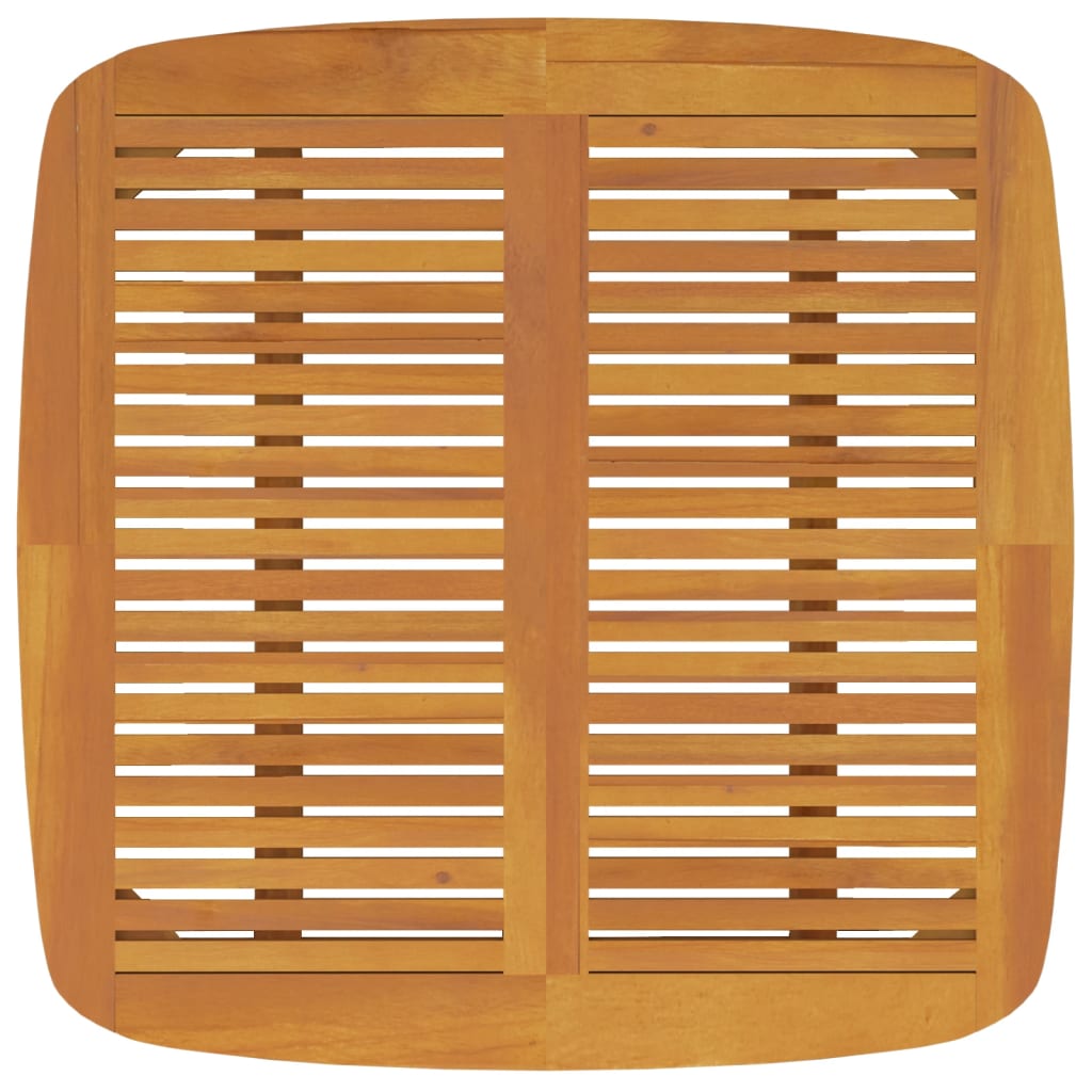 Tuintafel 85x85x75 cm massief acaciahout is nu te koop bij PeponiXL, paradijselijk wonen!