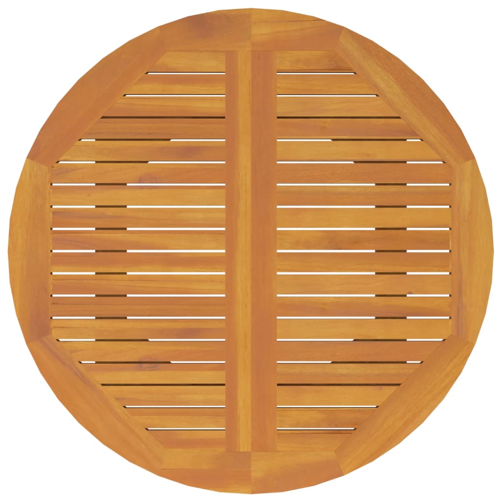 Tuintafel Ø110x75 cm massief acaciahout is nu te koop bij PeponiXL, paradijselijk wonen!