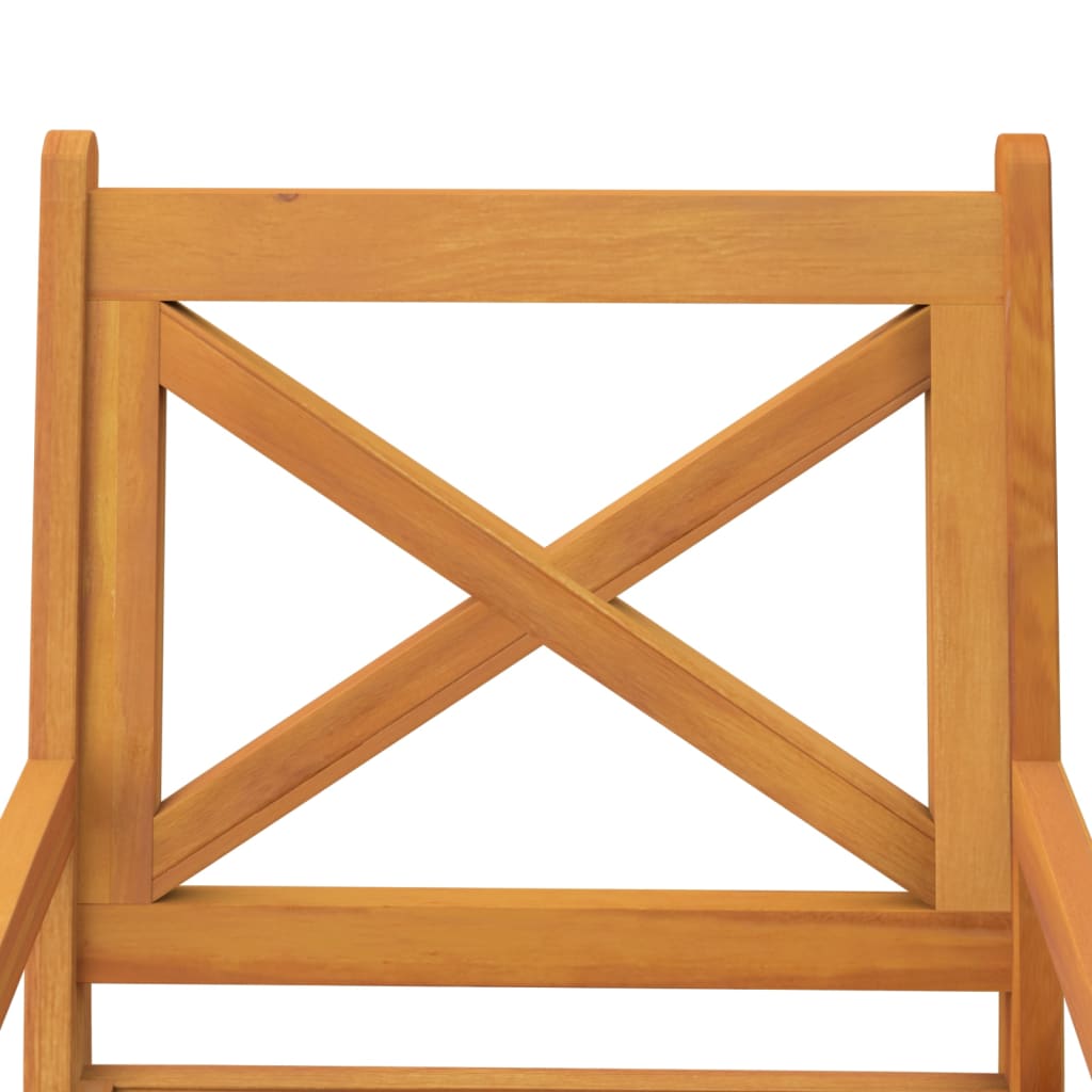 Tuinstoelen 3 st massief acaciahout is nu te koop bij PeponiXL, paradijselijk wonen!
