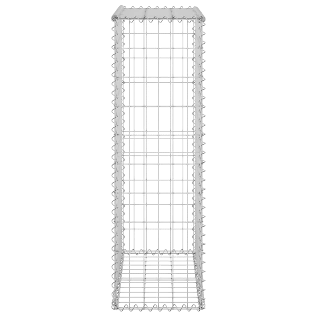 Schanskorfmuur met deksels 60x30x100 cm gegalvaniseerd staal is nu te koop bij PeponiXL, paradijselijk wonen!