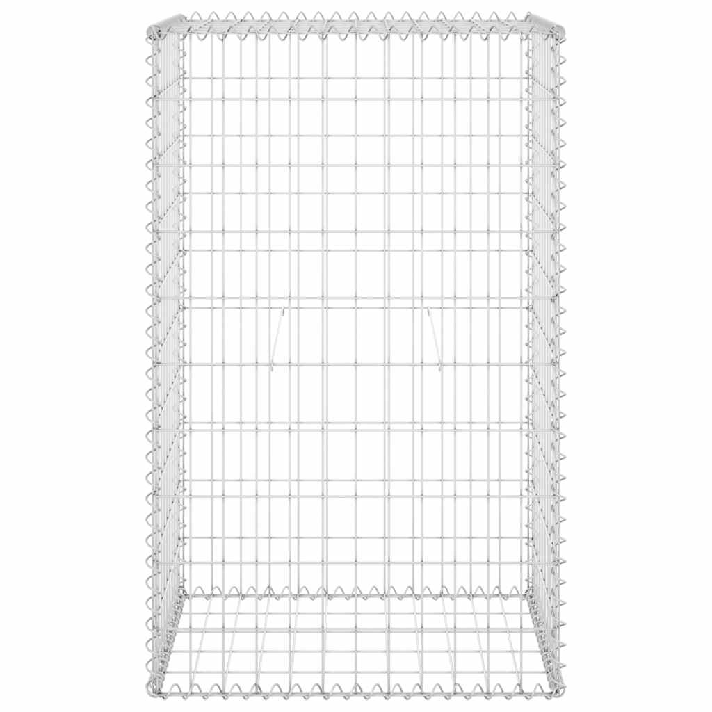 Schanskorfmuur met deksels 60x50x150 cm gegalvaniseerd staal is nu te koop bij PeponiXL, paradijselijk wonen!