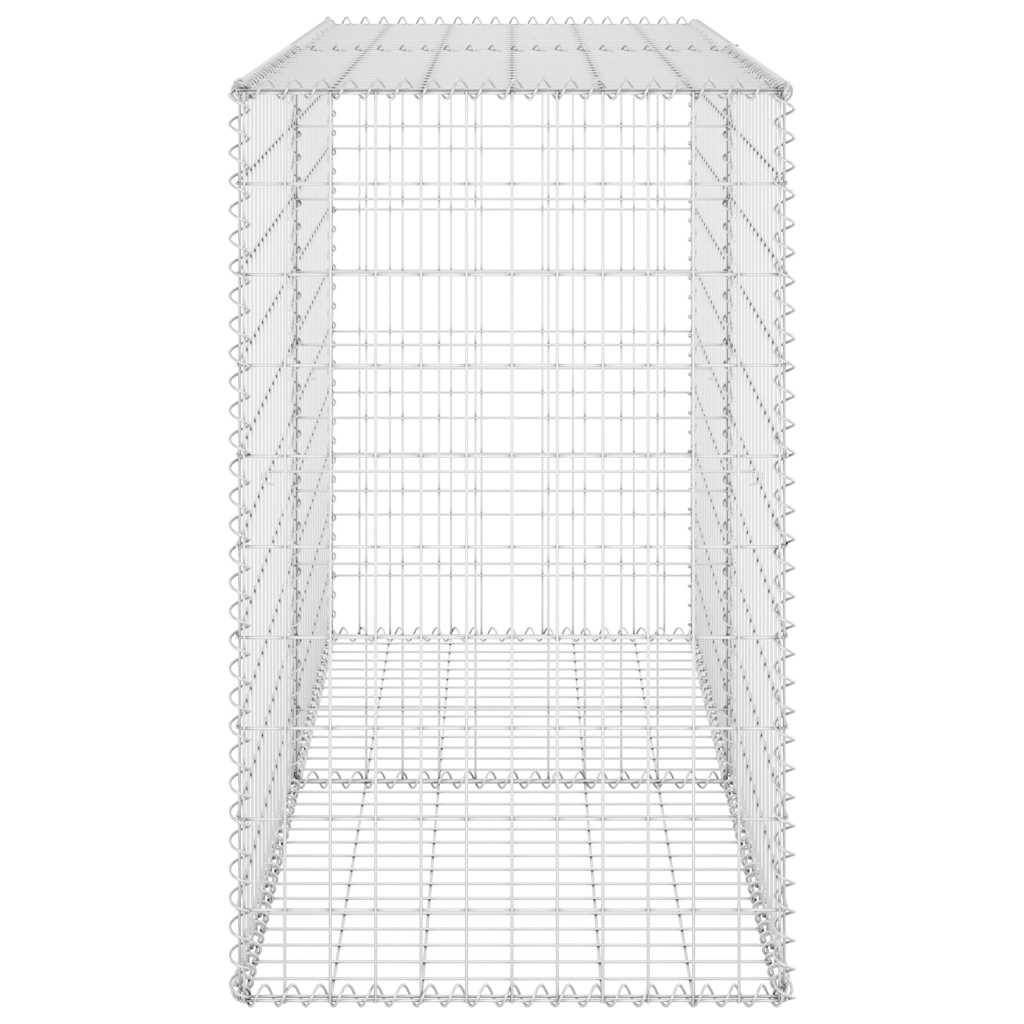 Schanskorfmuur met deksels 150x60x100 cm gegalvaniseerd staal is nu te koop bij PeponiXL, paradijselijk wonen!