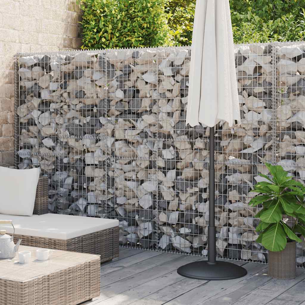Schanskorfmuur met deksels 900x30x200 cm gegalvaniseerd staal is nu te koop bij PeponiXL, paradijselijk wonen!