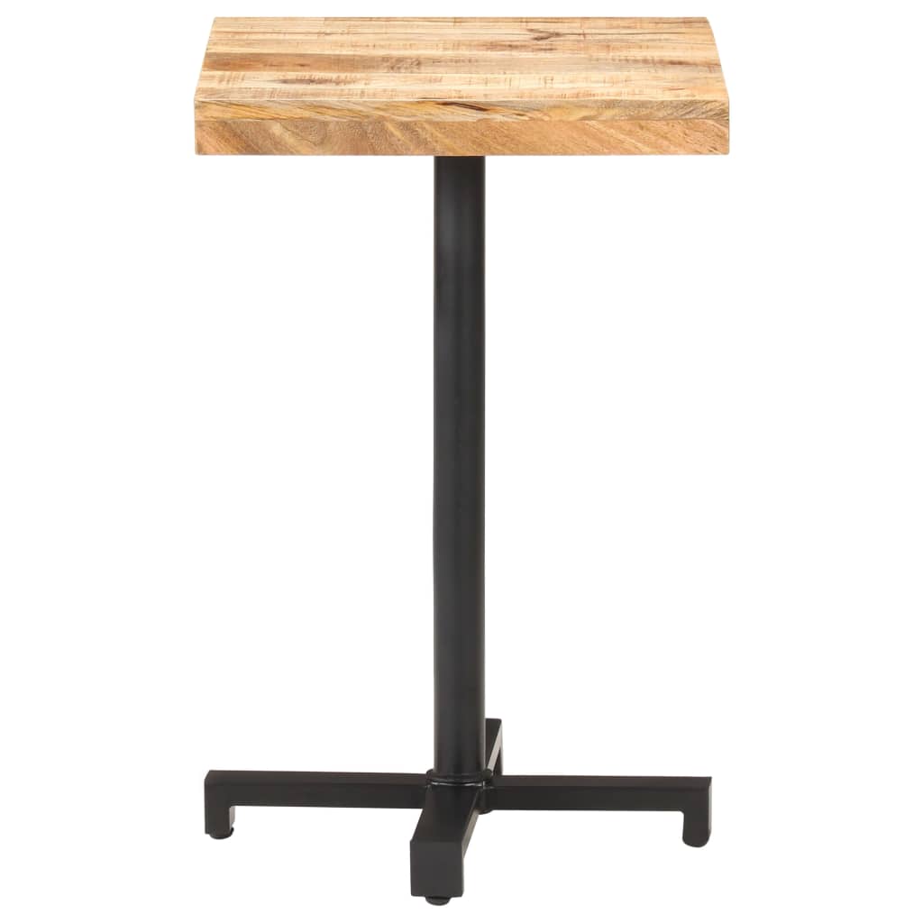 Bistrotafel vierkant 50x50x75 cm ruw mangohout is nu te koop bij PeponiXL, paradijselijk wonen!