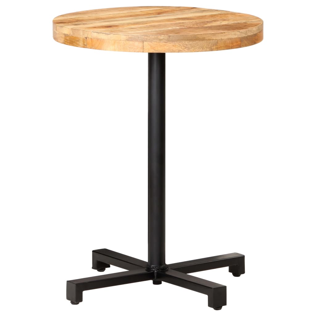 Bistrotafel rond Ø60x75 cm ruw mangohout is nu te koop bij PeponiXL, paradijselijk wonen!