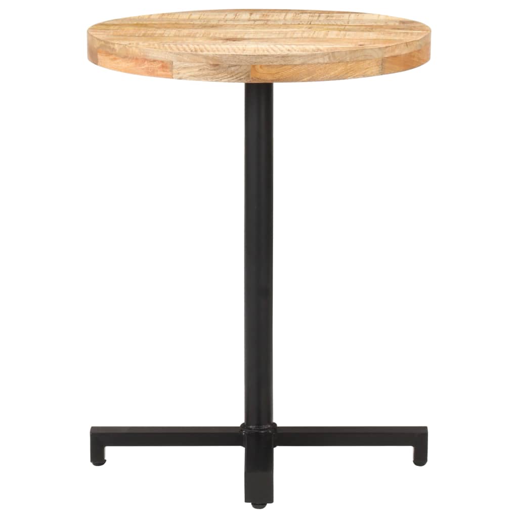Bistrotafel rond Ø60x75 cm ruw mangohout is nu te koop bij PeponiXL, paradijselijk wonen!