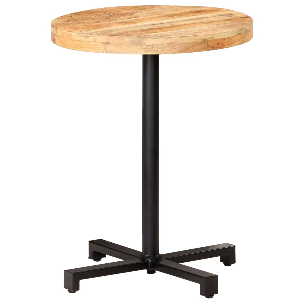 Bistrotafel rond Ø60x75 cm ruw mangohout is nu te koop bij PeponiXL, paradijselijk wonen!