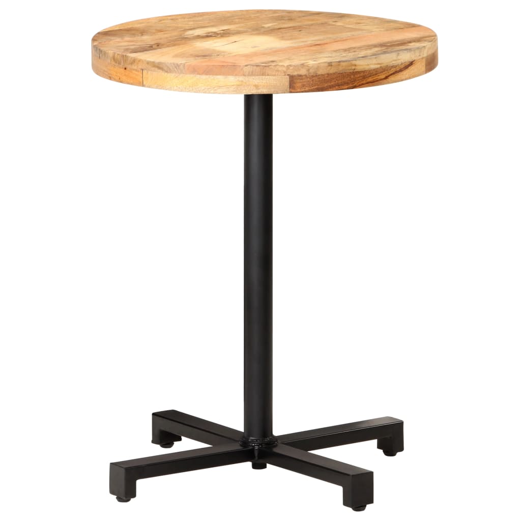 Bistrotafel rond Ø60x75 cm ruw mangohout is nu te koop bij PeponiXL, paradijselijk wonen!