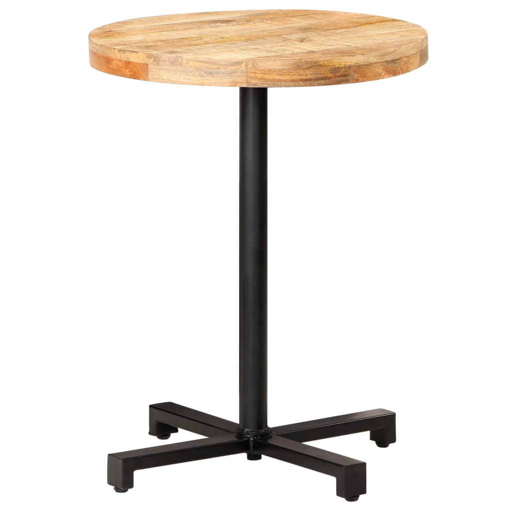 Bistrotafel rond Ø60x75 cm ruw mangohout is nu te koop bij PeponiXL, paradijselijk wonen!