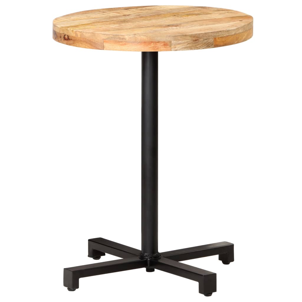 Bistrotafel rond Ø60x75 cm ruw mangohout is nu te koop bij PeponiXL, paradijselijk wonen!