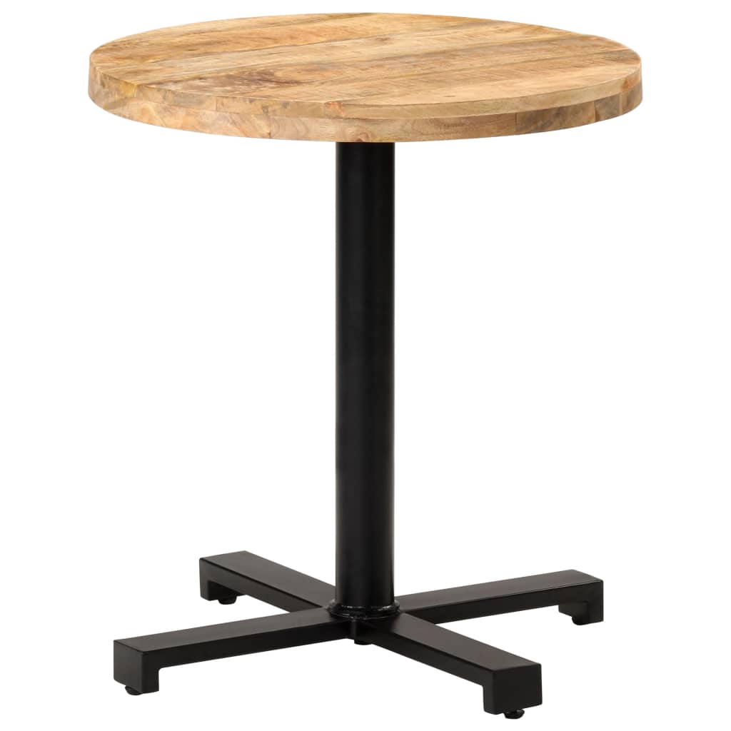 Bistrotafel rond Ø70x75 cm ruw mangohout is nu te koop bij PeponiXL, paradijselijk wonen!
