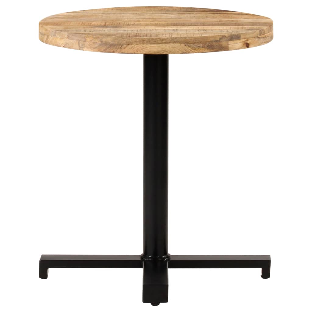 Bistrotafel rond Ø70x75 cm ruw mangohout is nu te koop bij PeponiXL, paradijselijk wonen!