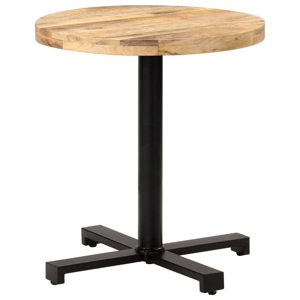 Bistrotafel rond Ø70x75 cm ruw mangohout is nu te koop bij PeponiXL, paradijselijk wonen!