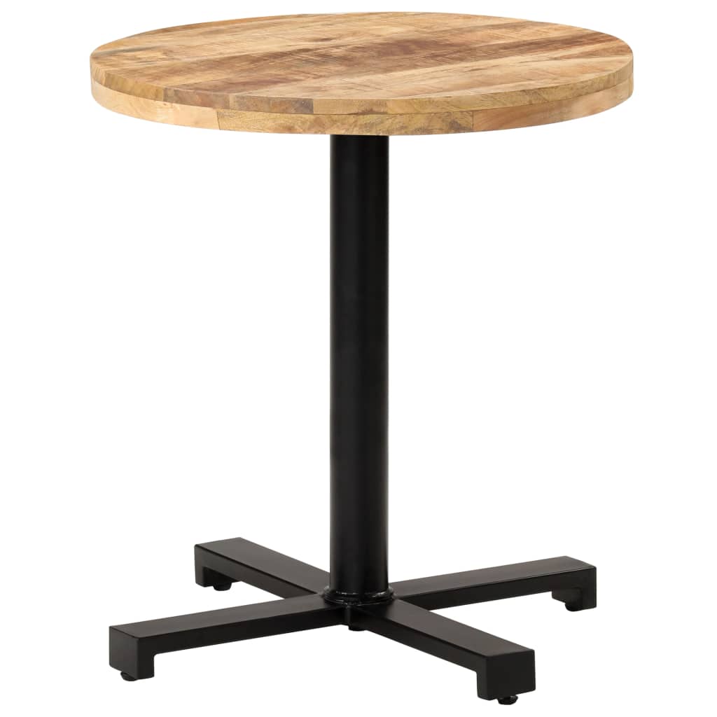 Bistrotafel rond Ø70x75 cm ruw mangohout is nu te koop bij PeponiXL, paradijselijk wonen!