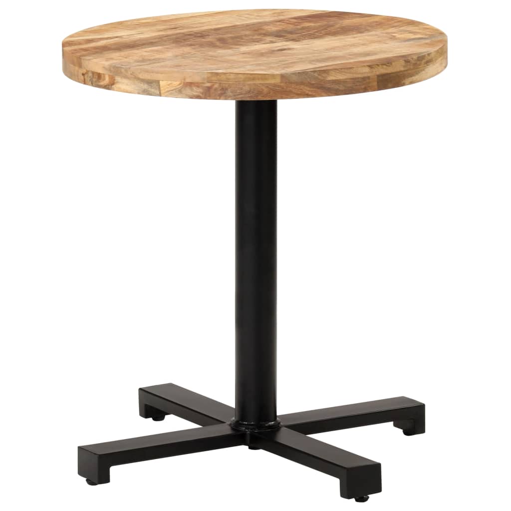 Bistrotafel rond Ø70x75 cm ruw mangohout is nu te koop bij PeponiXL, paradijselijk wonen!