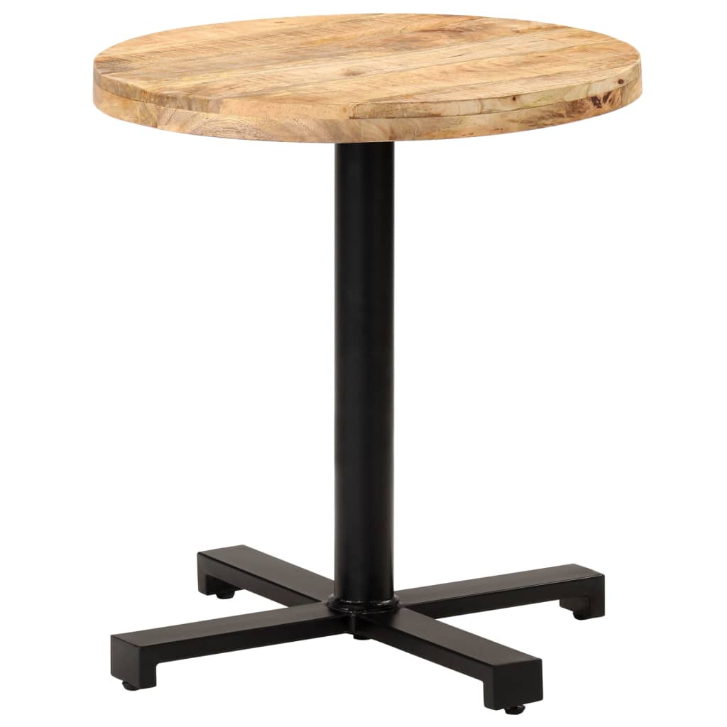 Bistrotafel rond Ø70x75 cm ruw mangohout is nu te koop bij PeponiXL, paradijselijk wonen!