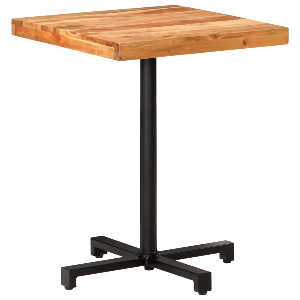 Bistrotafel vierkant 60x60x75 cm massief acaciahout is nu te koop bij PeponiXL, paradijselijk wonen!