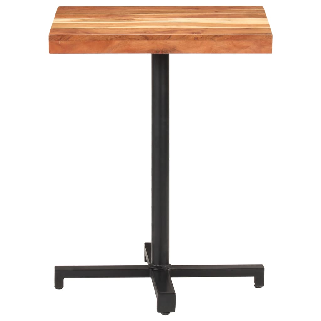 Bistrotafel vierkant 60x60x75 cm massief acaciahout is nu te koop bij PeponiXL, paradijselijk wonen!