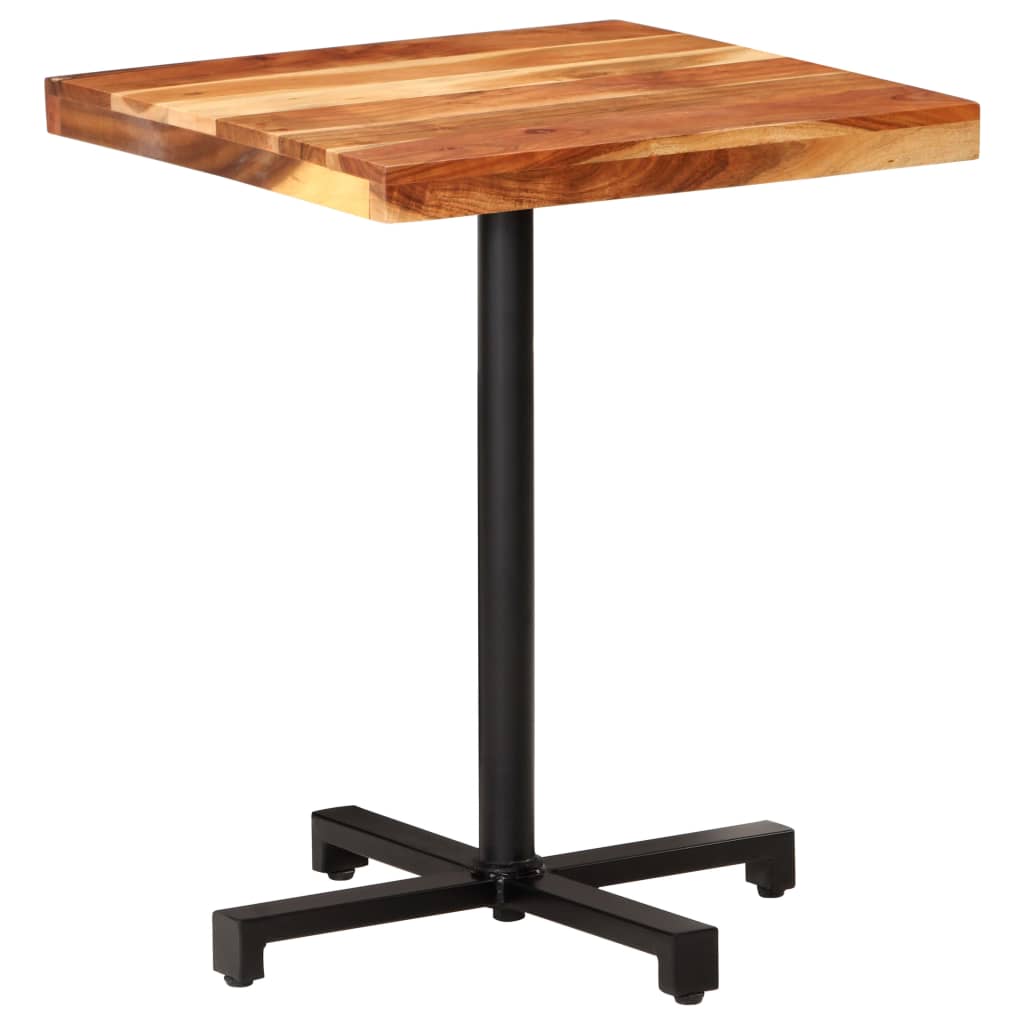 Bistrotafel vierkant 60x60x75 cm massief acaciahout is nu te koop bij PeponiXL, paradijselijk wonen!