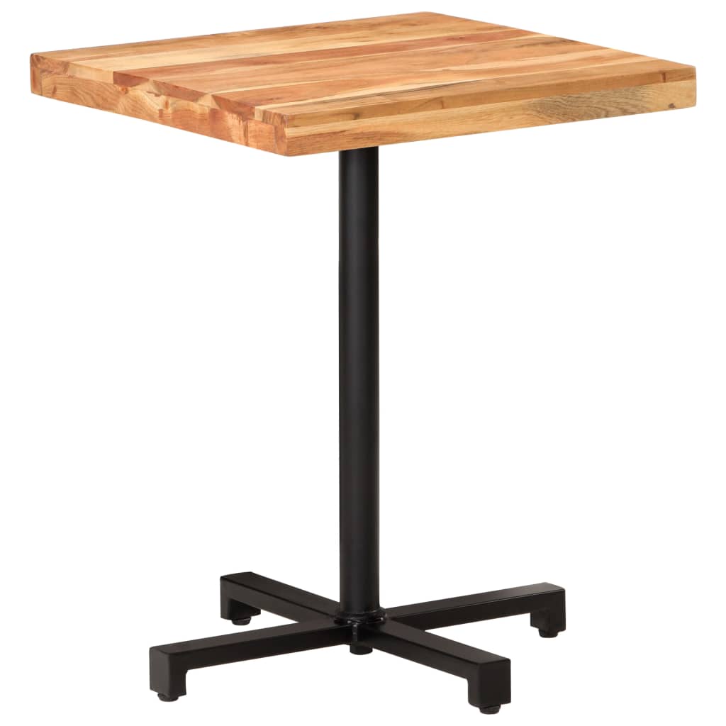 Bistrotafel vierkant 60x60x75 cm massief acaciahout is nu te koop bij PeponiXL, paradijselijk wonen!