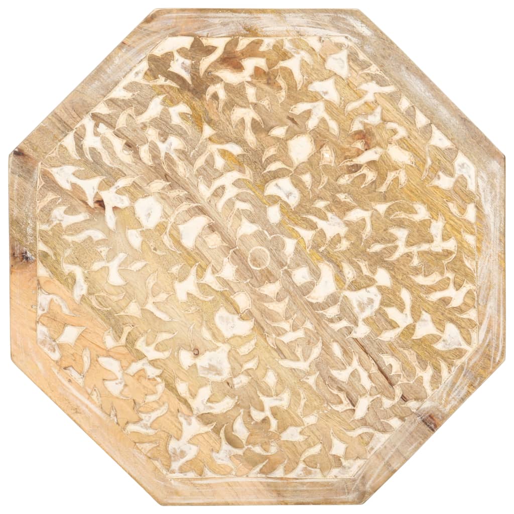 Bijzettafel Ø48 cm massief mangohout is nu te koop bij PeponiXL, paradijselijk wonen!